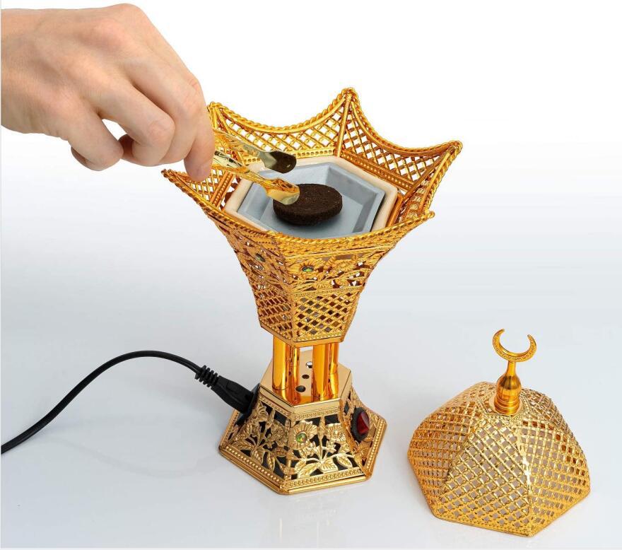 2020 New Metal bukhoor burner electric 220v Incense Burner for Home